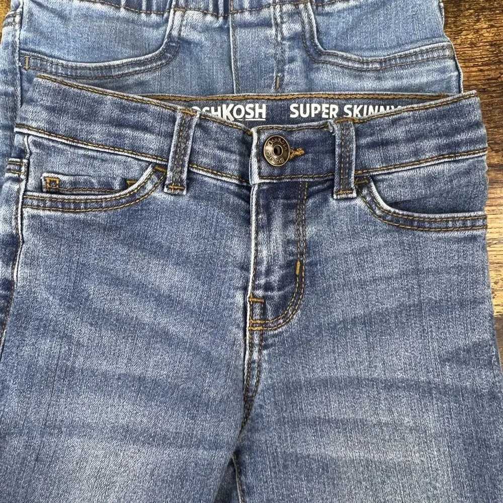 Kids Jeans Lot of 3 (2 4A + 1 5A)OshKosh B'Gosh and Old Navy